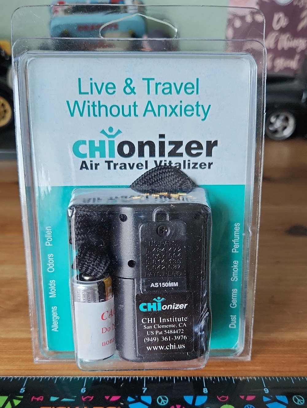 Air Travel Vitalizer Black Clip - CHI Institute